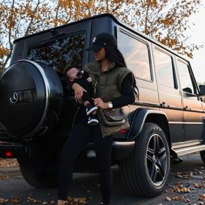 Women's Olive Puffer Jacket